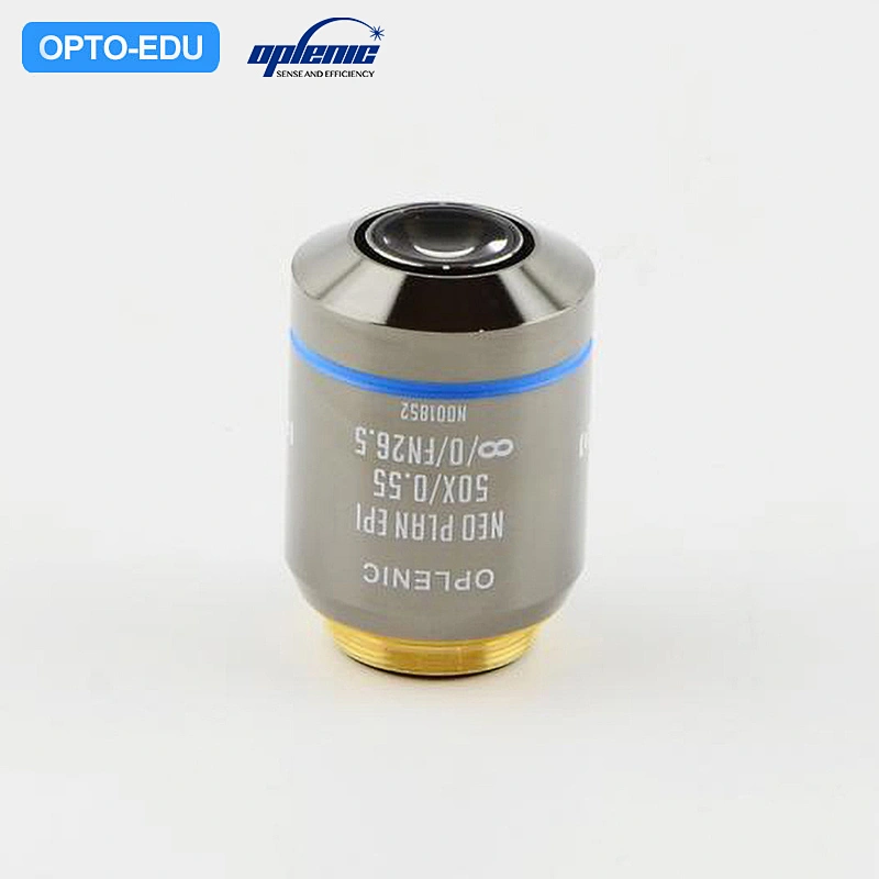 [Objective] OPLENIC® 45mm Series Semi-apochromatic ECGO System NEO Fluorite Objective Lens NEO PLAN EPI 50X SLWD (Compatible With F=180 Olympus UIS2 Optical System)